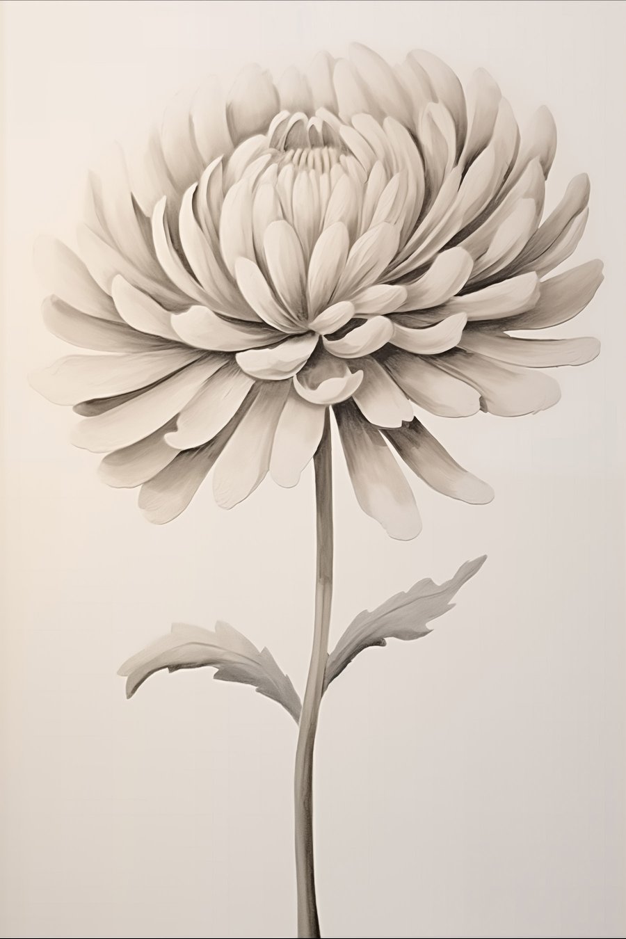 Grote bloem — volledig ontwerp