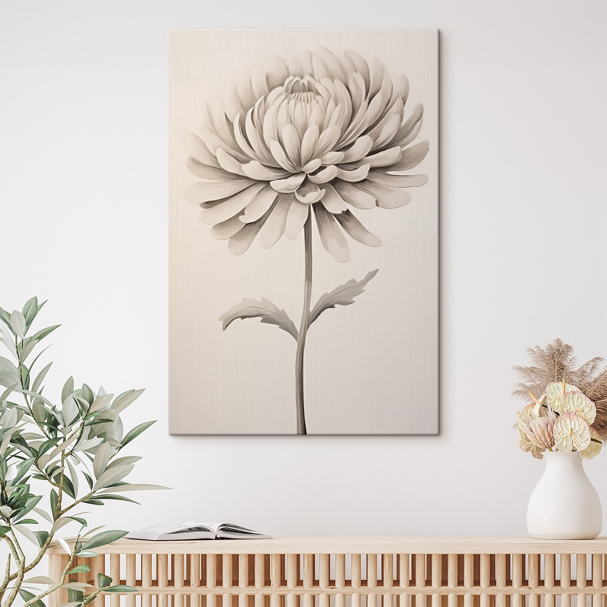Grote bloem — interieur 1