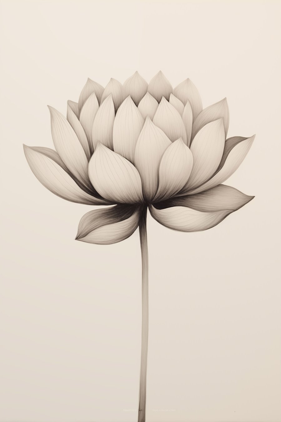 Grote bloem — volledig ontwerp