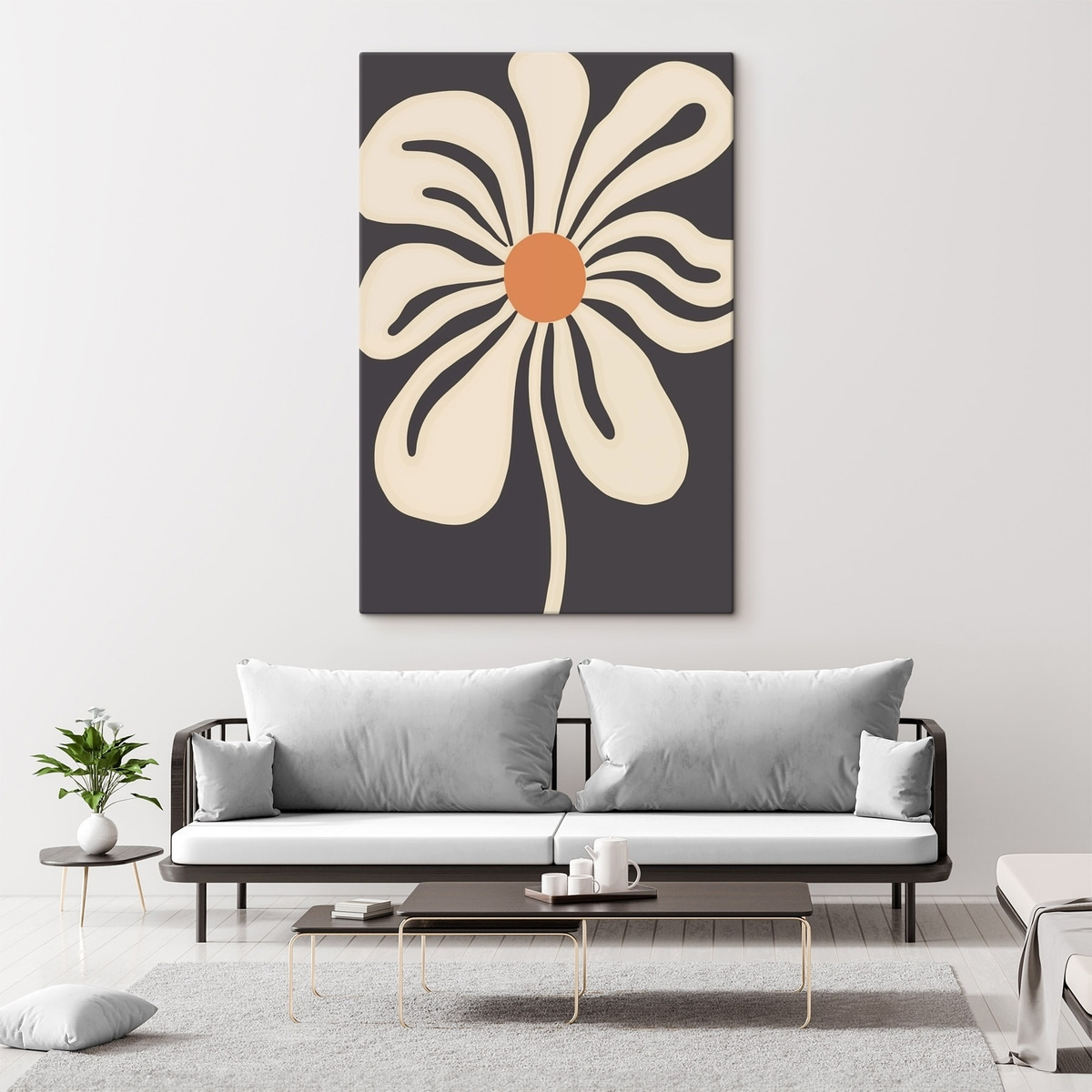 Gestileerde bloem — interieur 1
