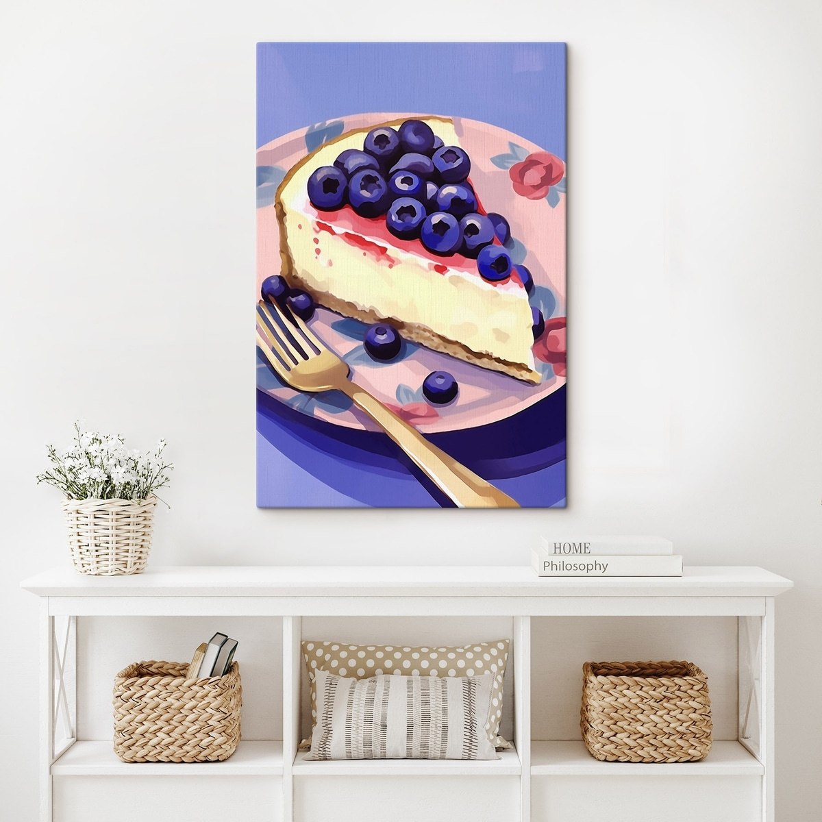 Cheesecake met bosbessen — interieur 2