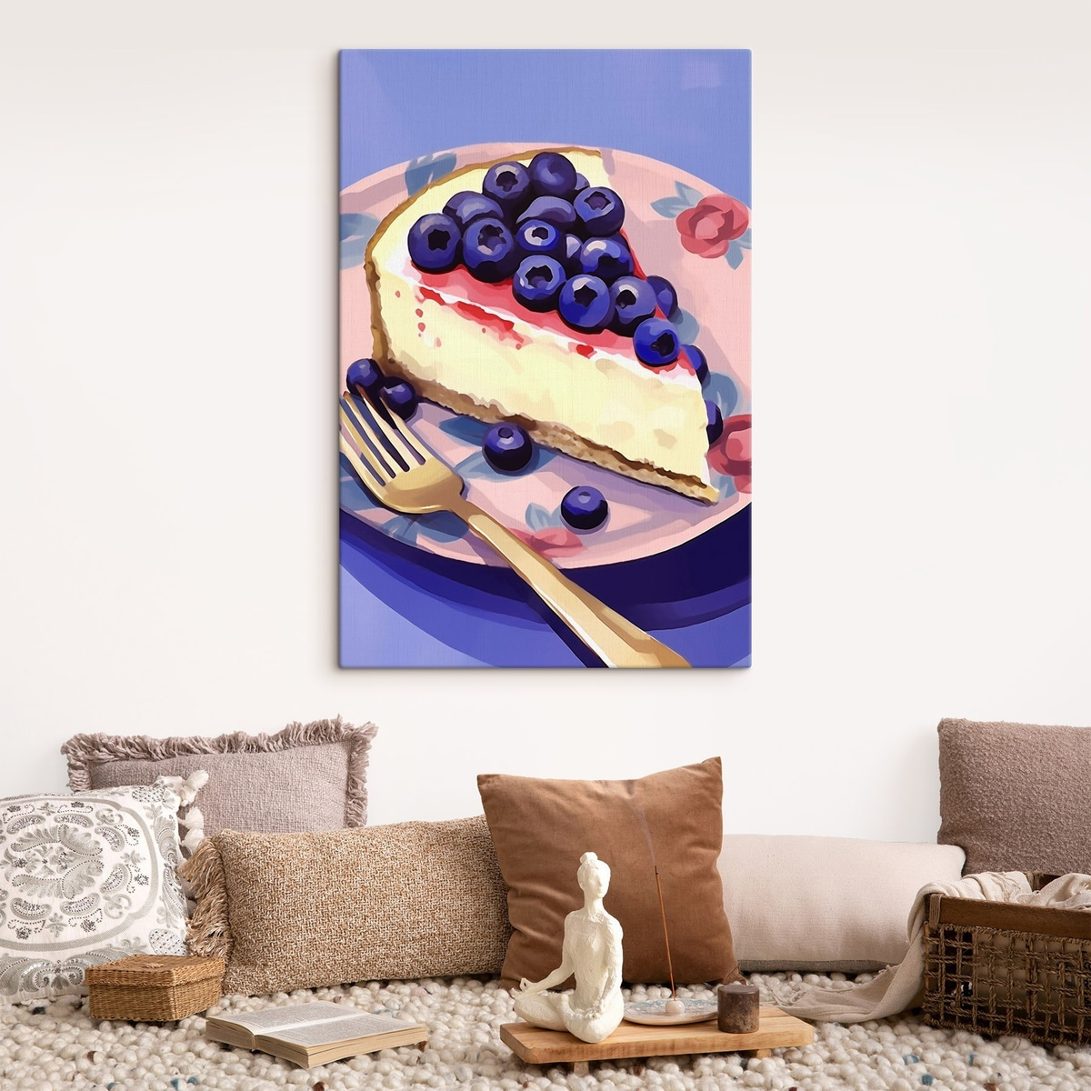 Cheesecake met bosbessen — interieur 1