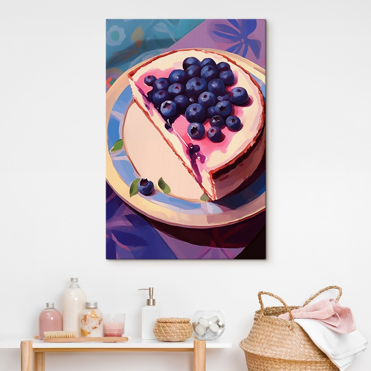 Cheesecake met bosbessen — interieur 2