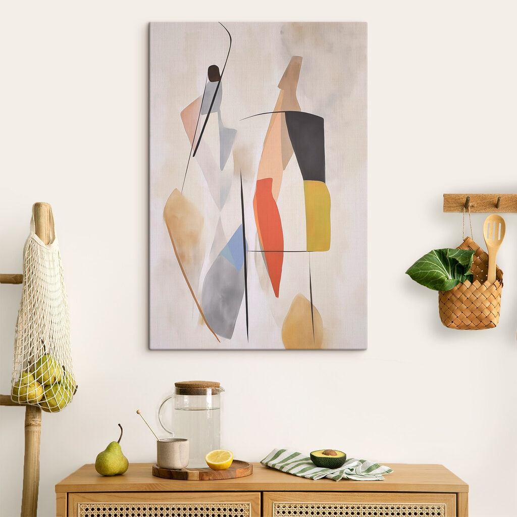 Schilderij van een paar mensen — interieur 2