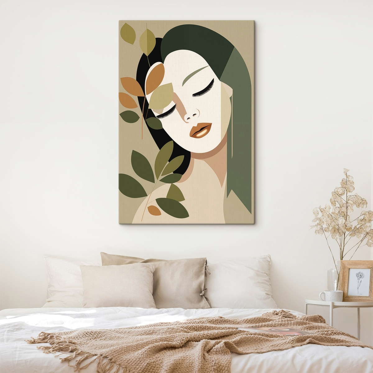 Meisje met bladeren — interieur 2