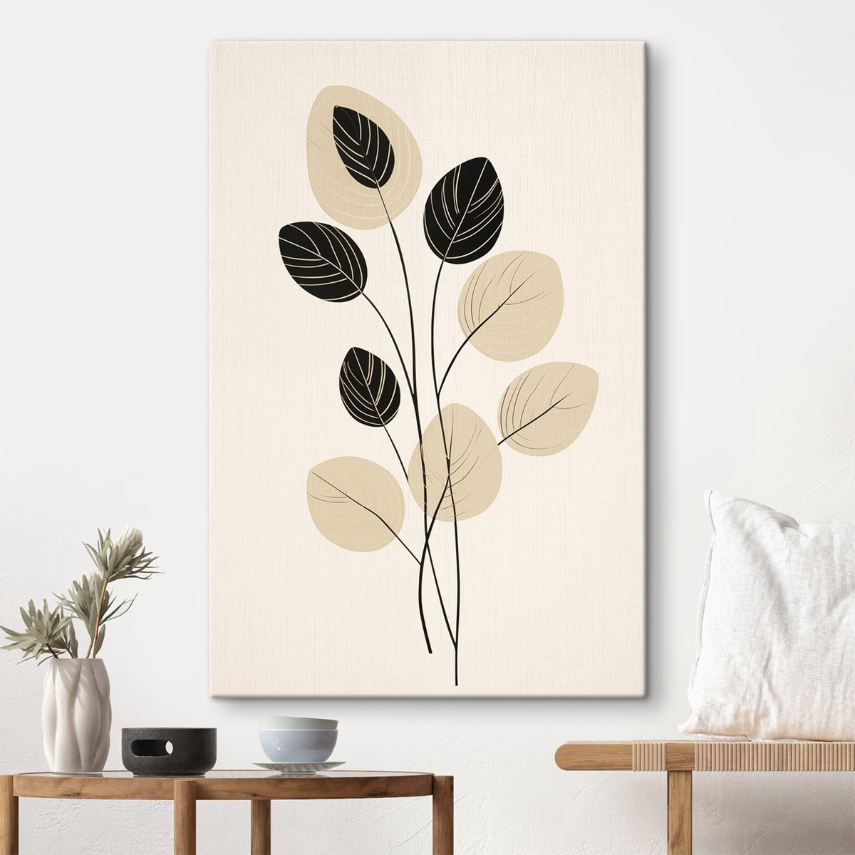 Minimalistische botanische illustratie — interieur 1