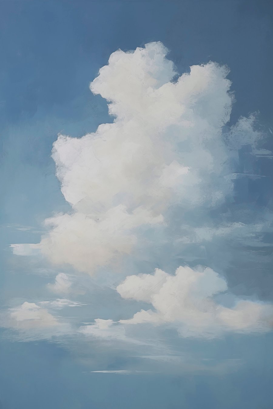 Wolken in de lucht — volledig ontwerp