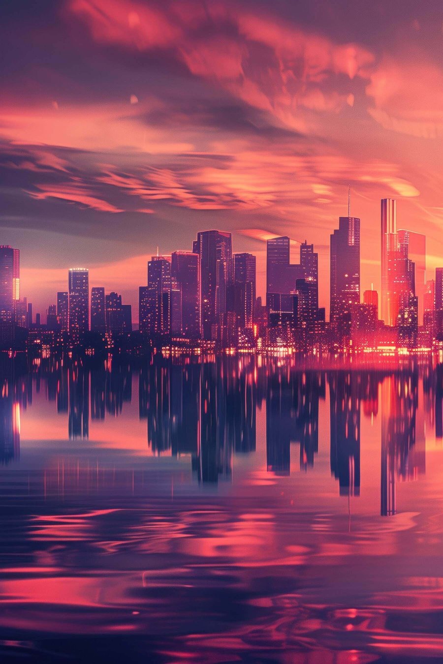 Moderne stad — volledig ontwerp