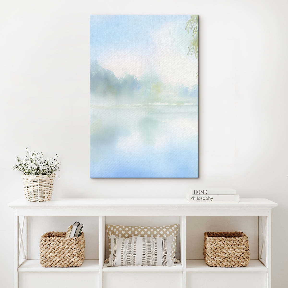 aquarelmeer in blauwe tinten — interieur 2