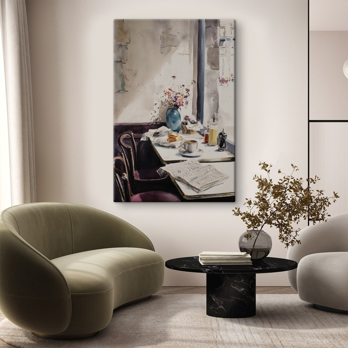 ontbijt in Parijs — interieur 2
