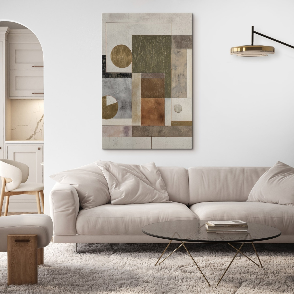 abstracte moderne geometrie — interieur 2