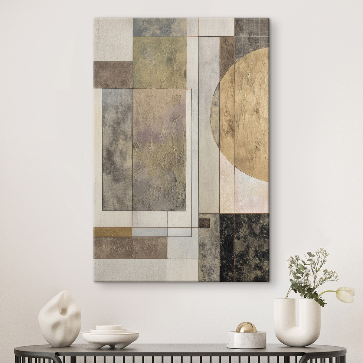 abstracte moderne geometrie — interieur 1
