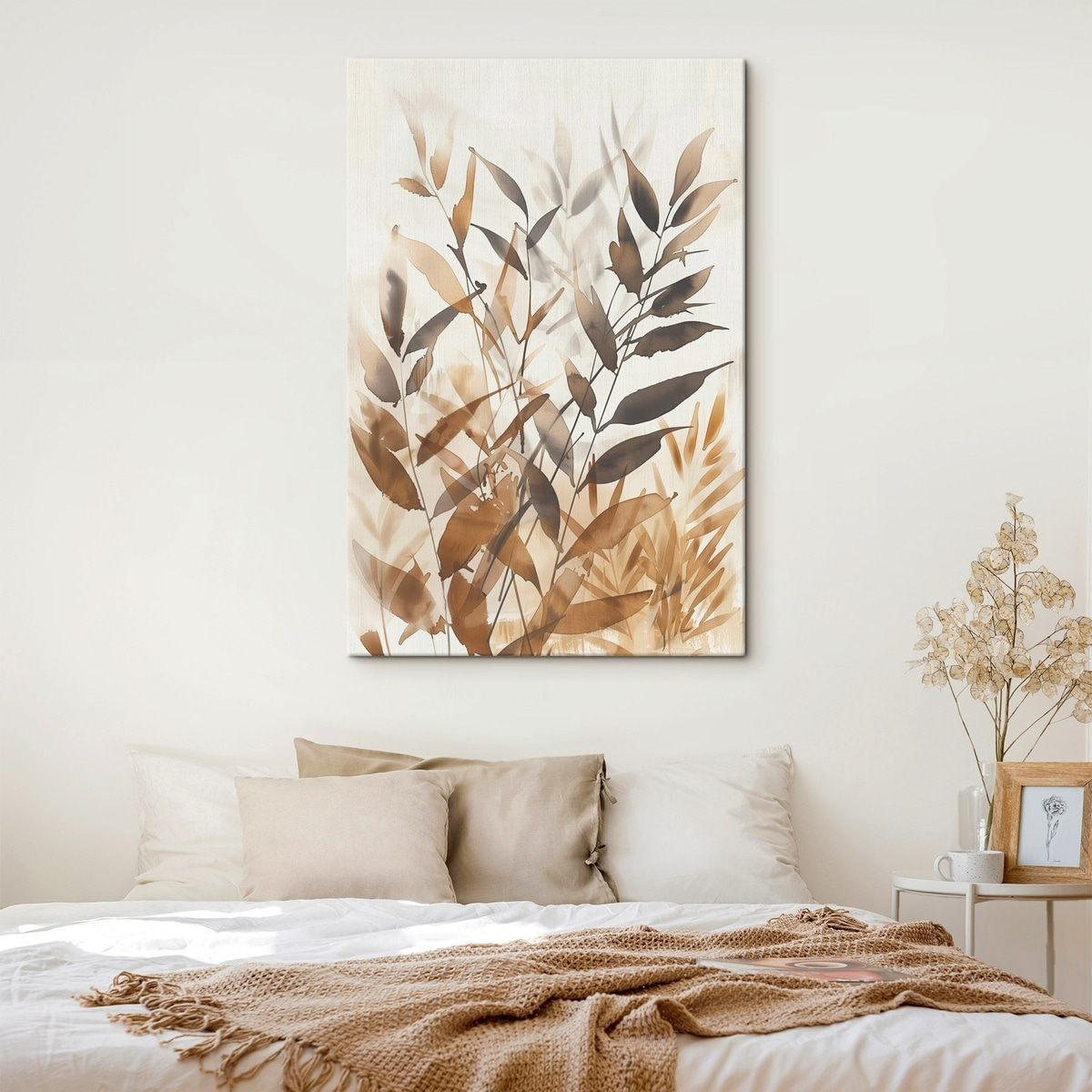 Delicate takken met bladeren — interieur 2