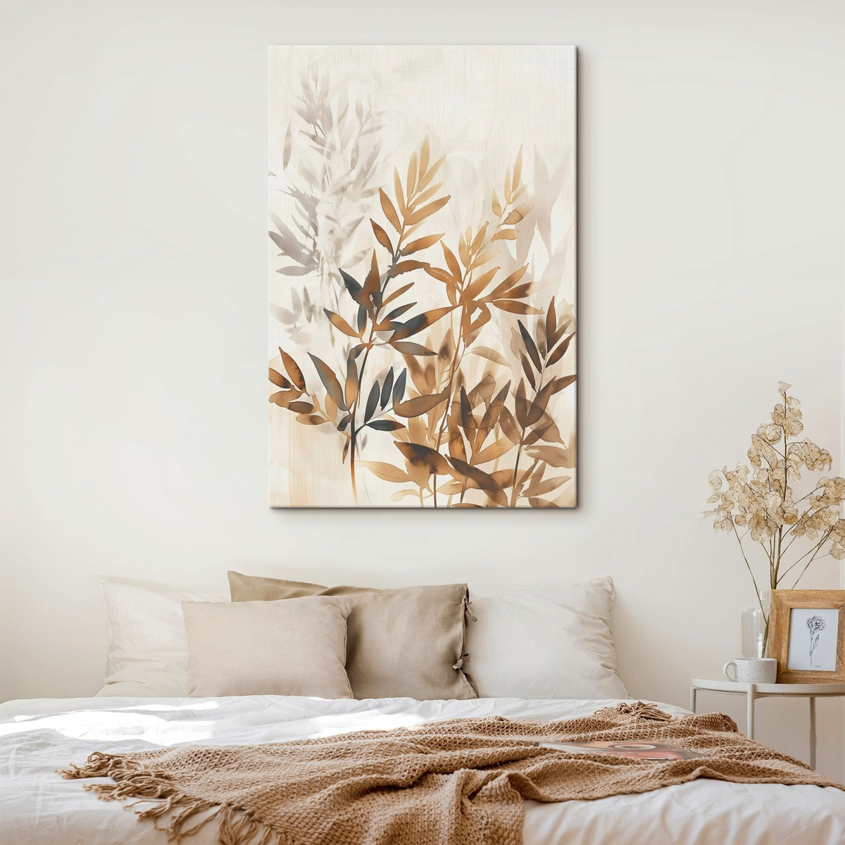 Delicate takken met bladeren — interieur 1