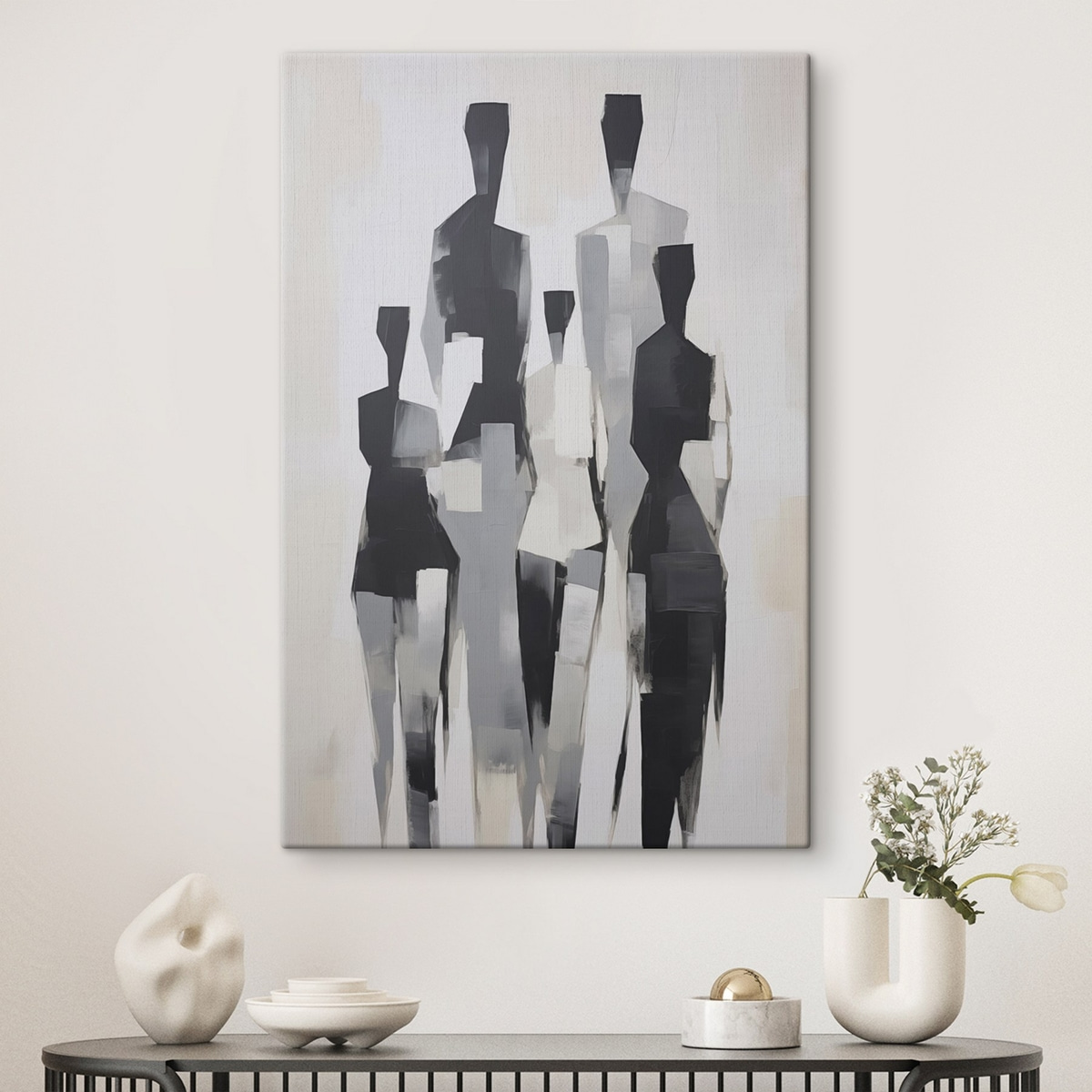 Abstracte silhouetten — interieur 2