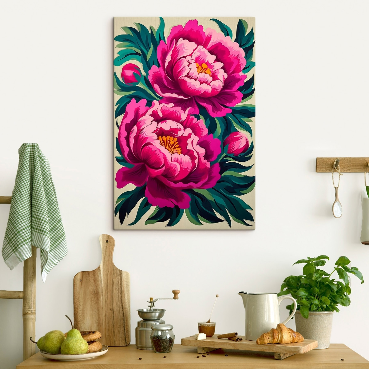 Pioenen van dichtbij — interieur 1