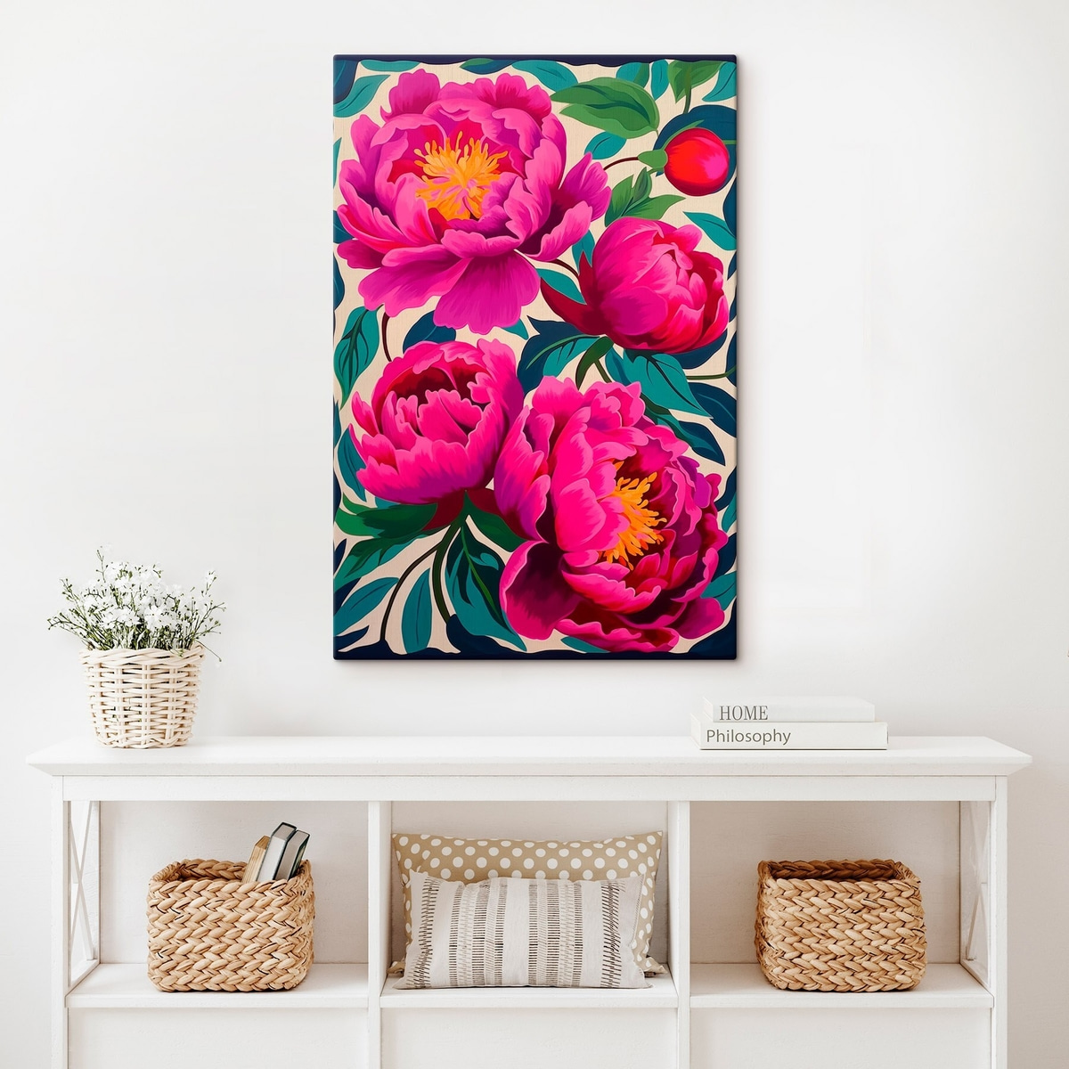 Pioenen van dichtbij — interieur 1