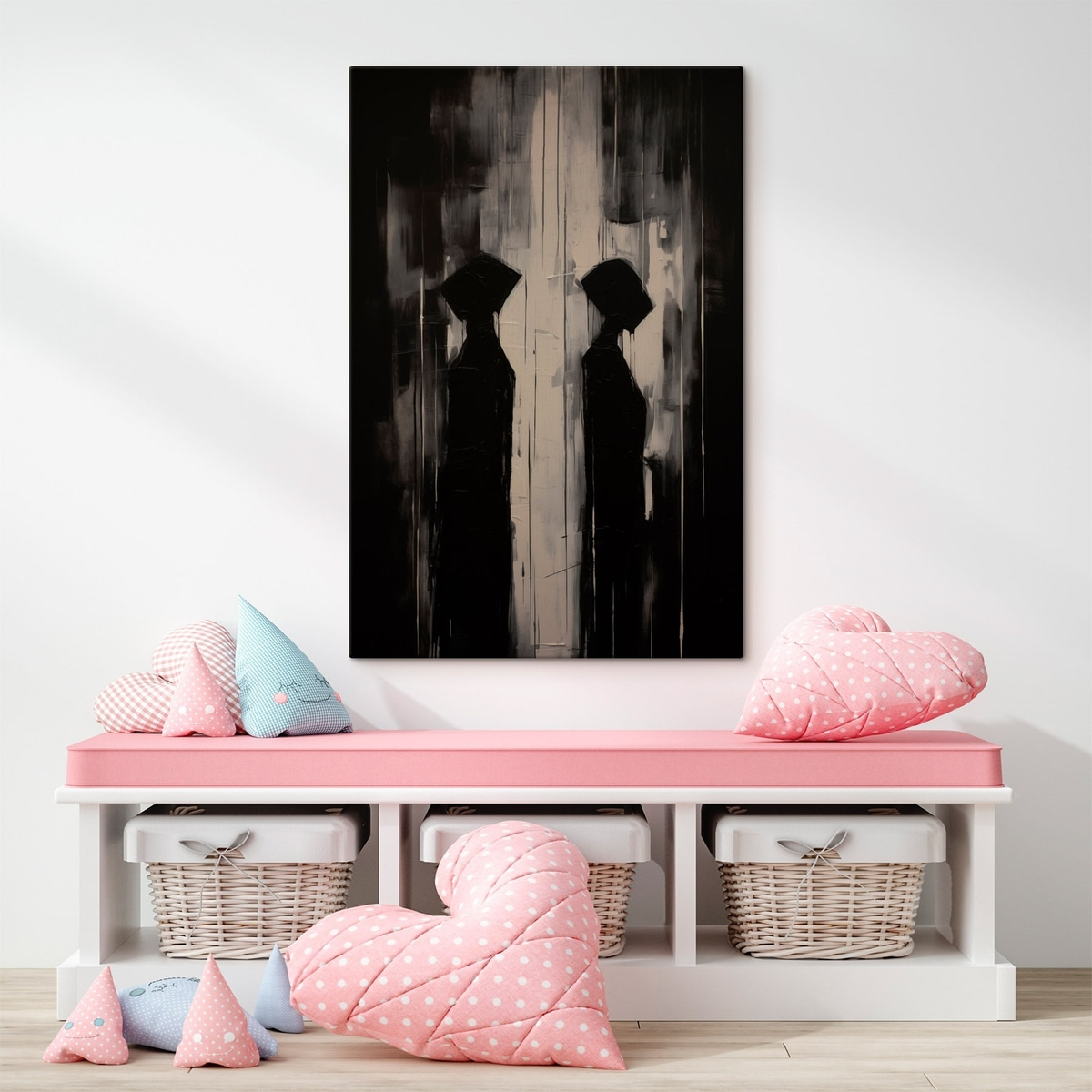 Twee silhouetten — interieur 2