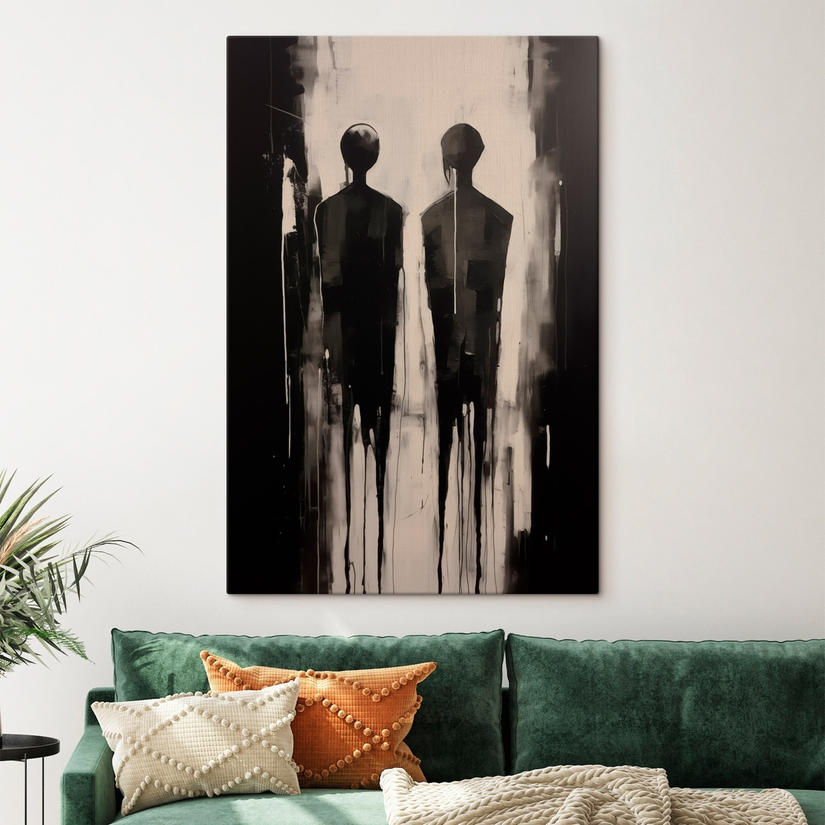 Twee silhouetten — interieur 1