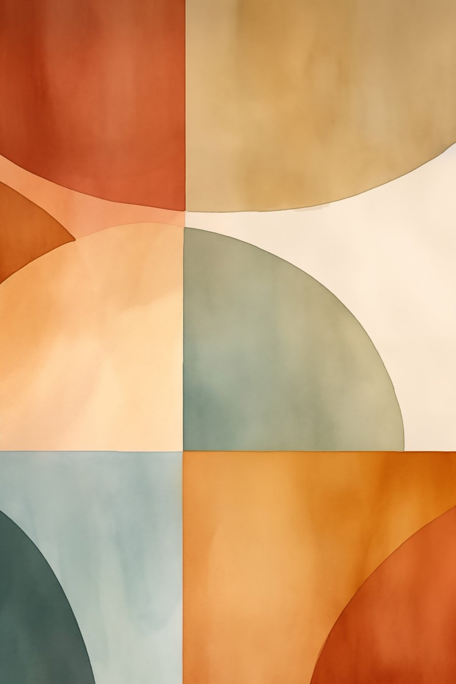 Geometrische abstracte cirkels — volledig ontwerp