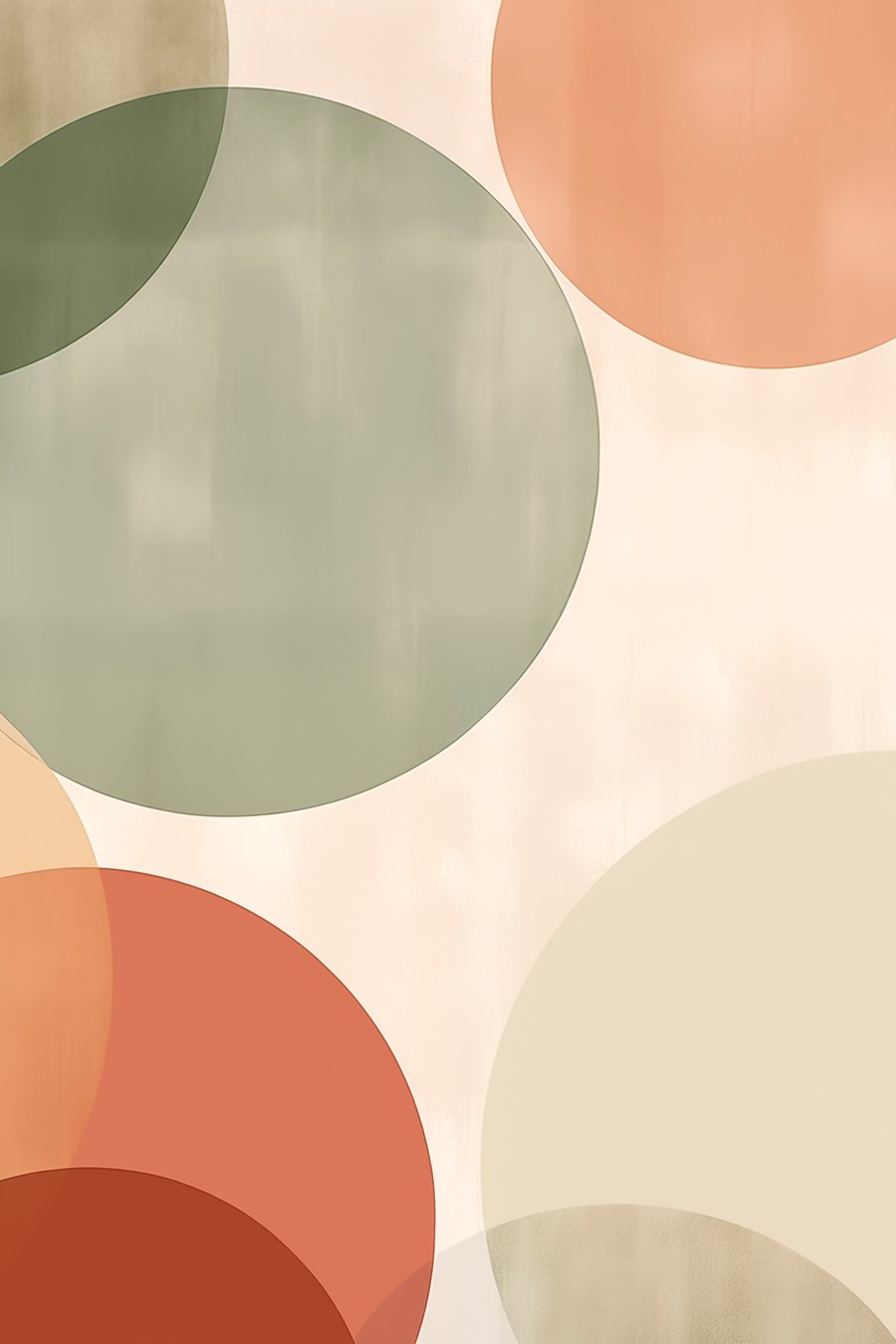 Grote abstracte cirkels — volledig ontwerp