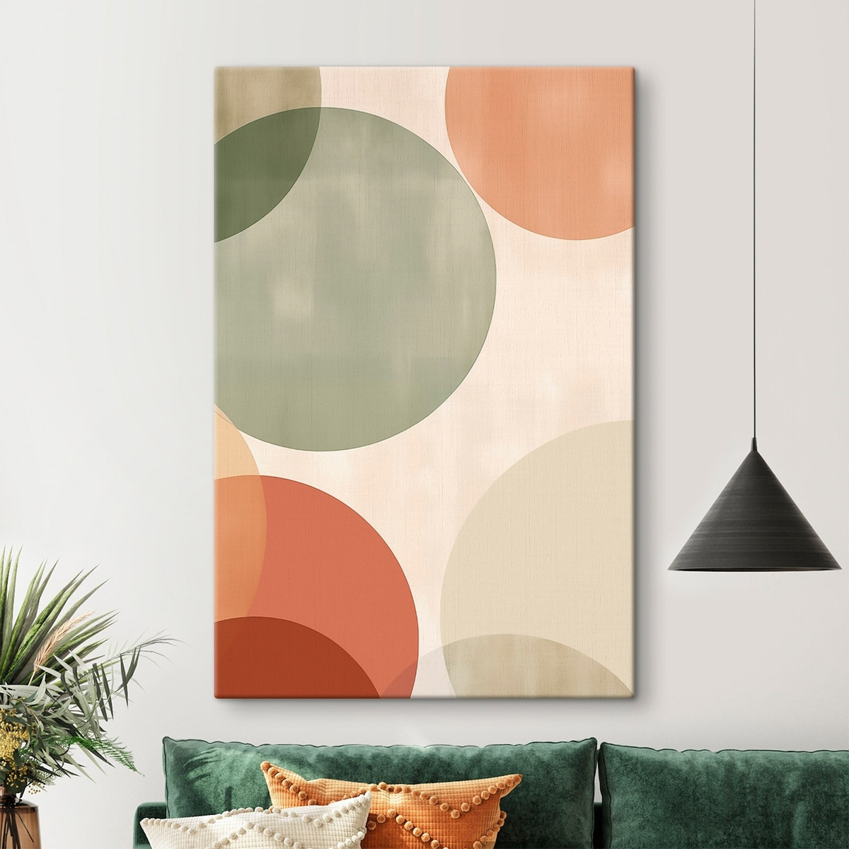 Grote abstracte cirkels — interieur 1