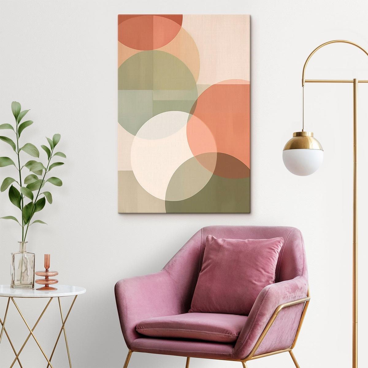 Grote abstracte cirkels — interieur 1