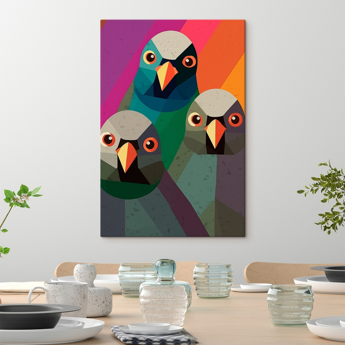 Drie duiven — interieur 1