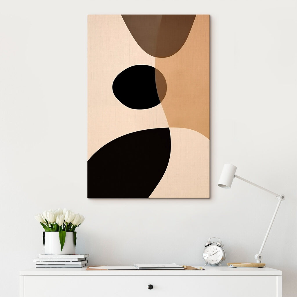 Zwarte en bruine cirkels — interieur 2