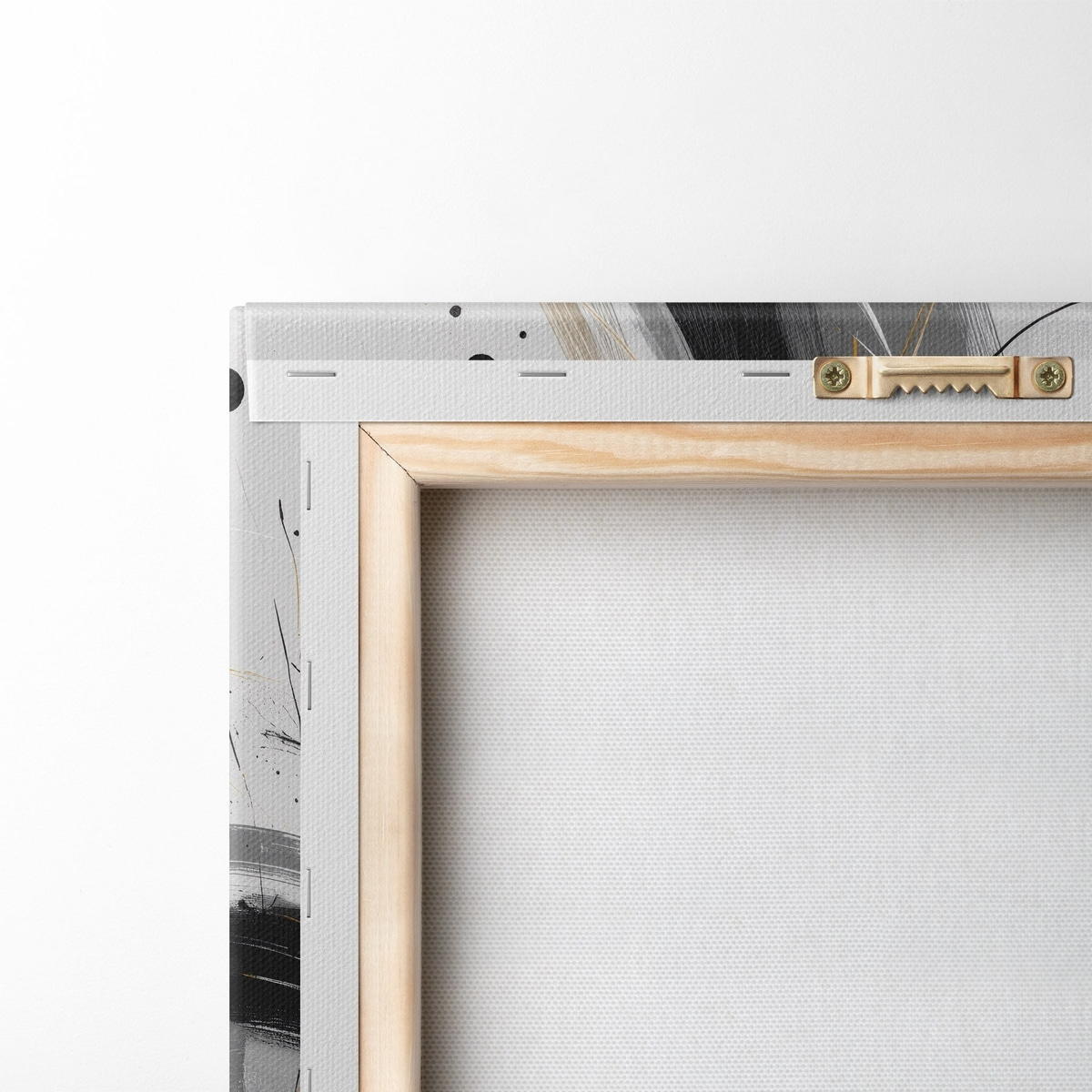 Grafische echo in moderne abstracte stijl — achterkant