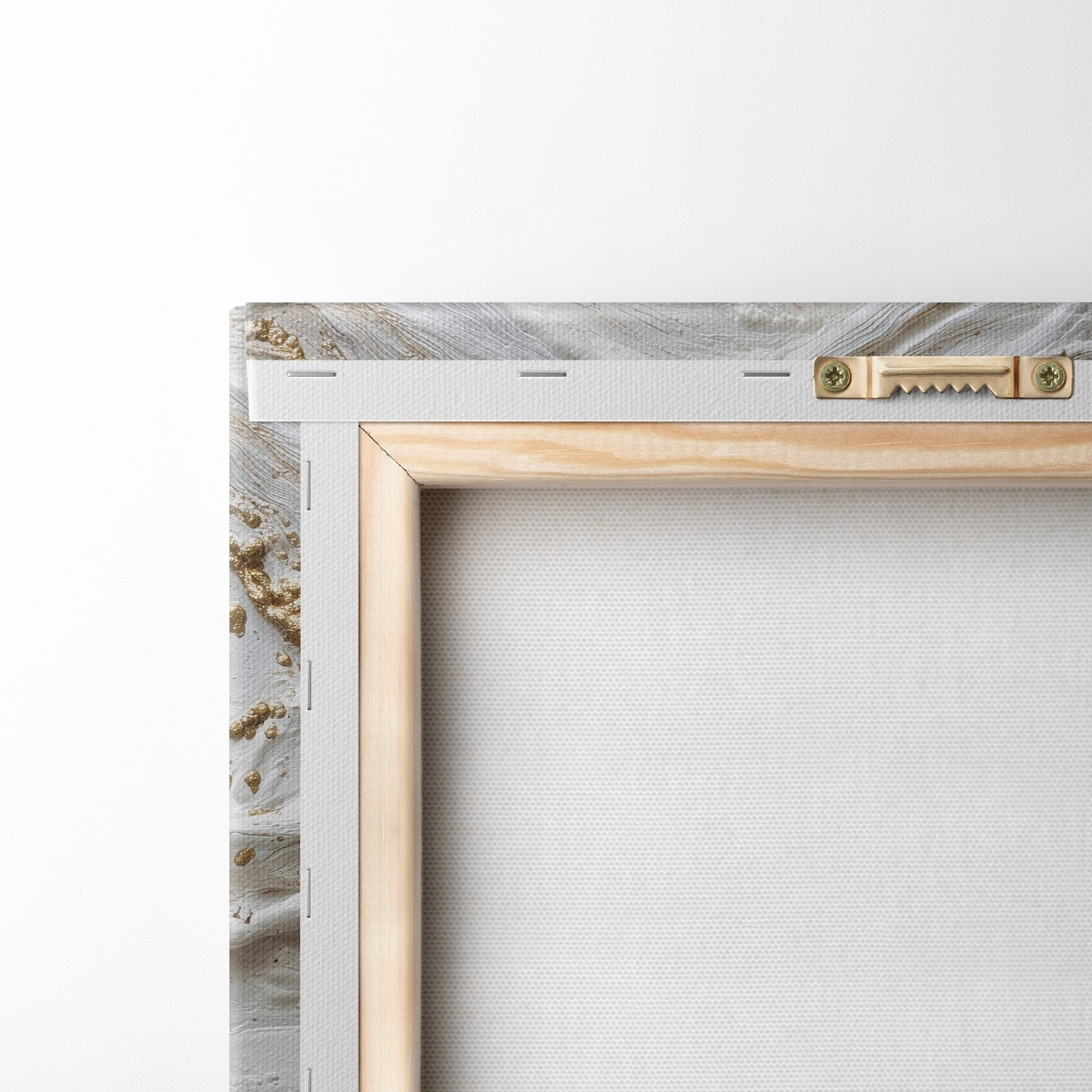 Reliefgolven in gestructureerde abstractiestijl — achterkant