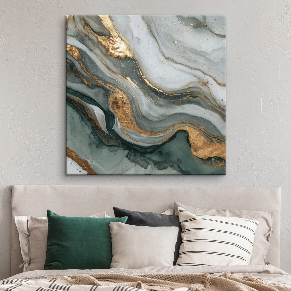 Abstractie in marmertextuurstijl — interieur 2