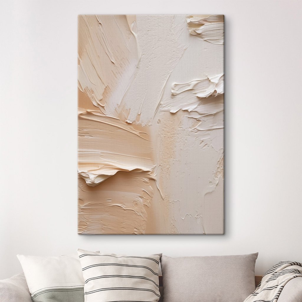 Abstracte texturen in zachte tinten — interieur 1