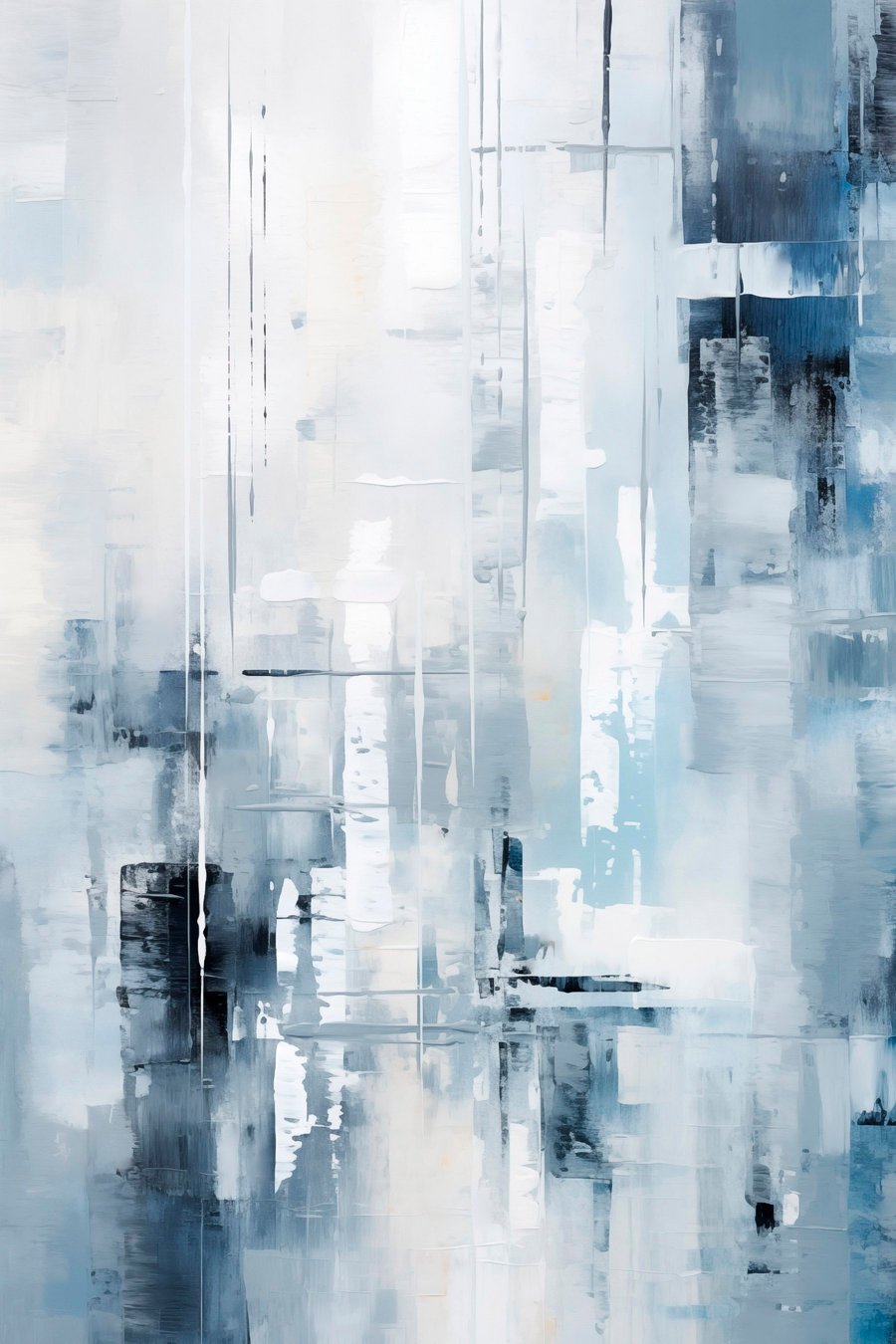 Schilderij van een stad — volledig ontwerp