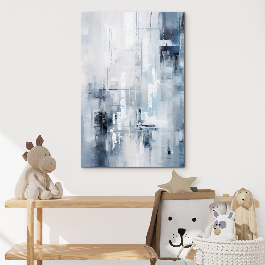 Schilderij van een stad — interieur 2