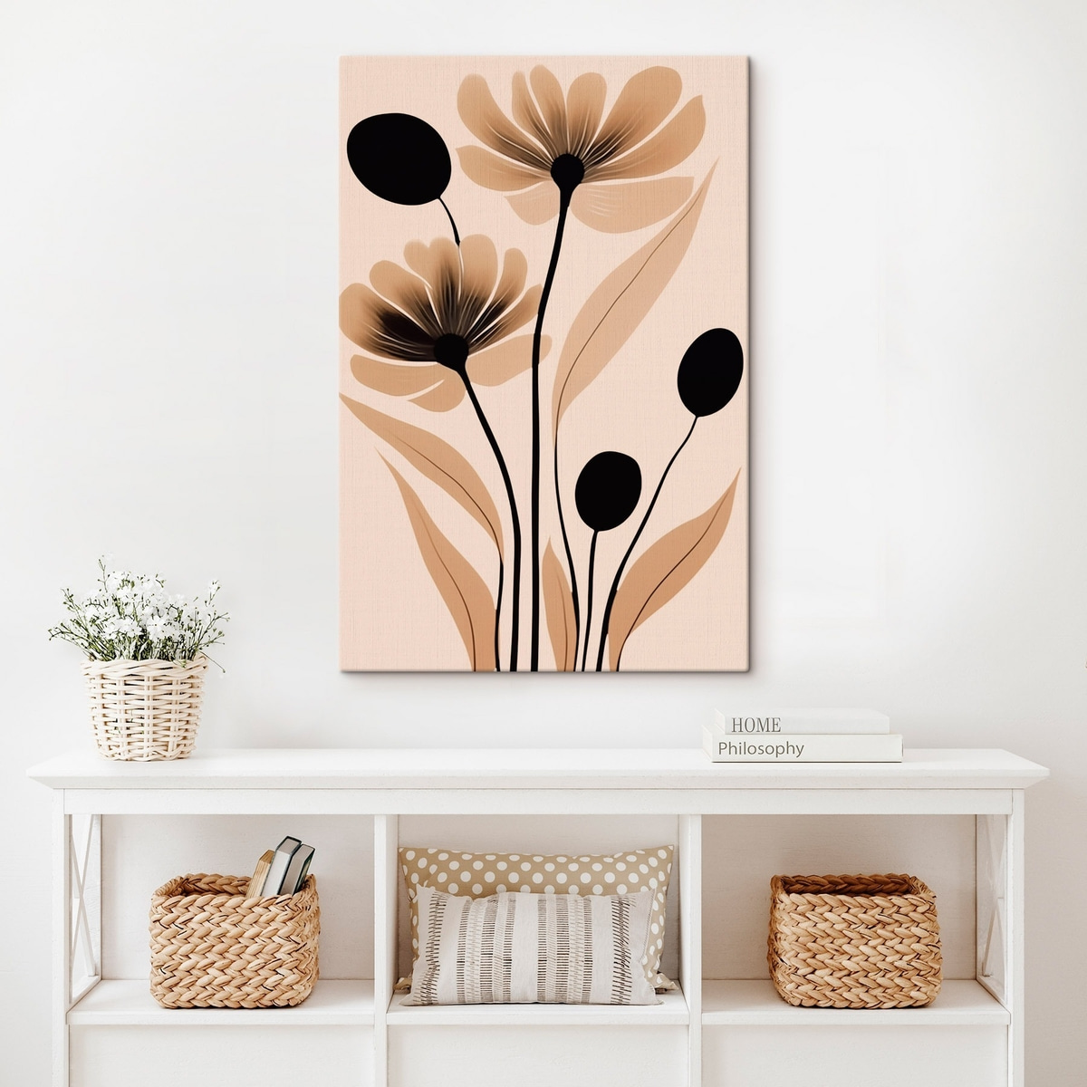 Abstracte bloemen — interieur 2