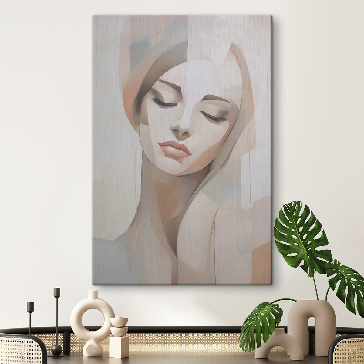 Portret van een meisje — interieur 1