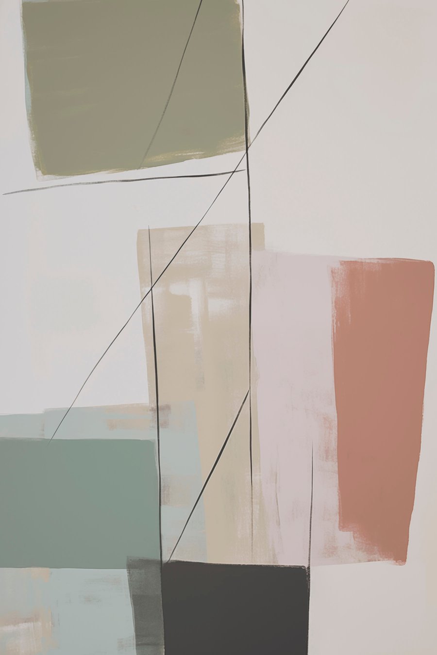 Abstractie met imitatie van slijtageplekken — volledig ontwerp