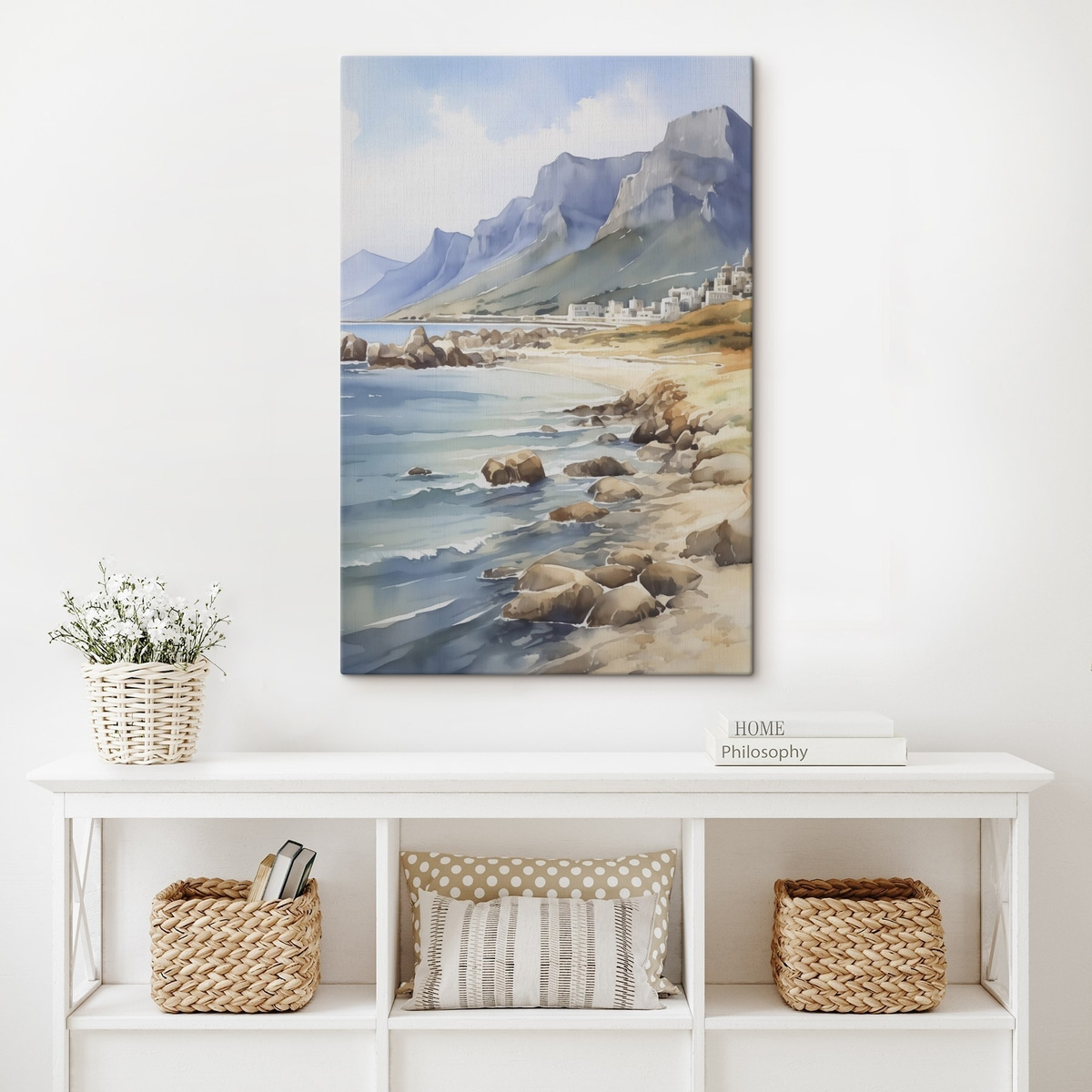 Kust imitatie van aquarel — interieur 1
