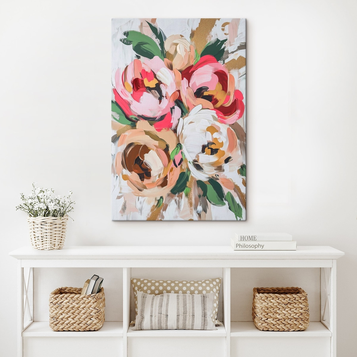Abstract boeket bloemen — interieur 1
