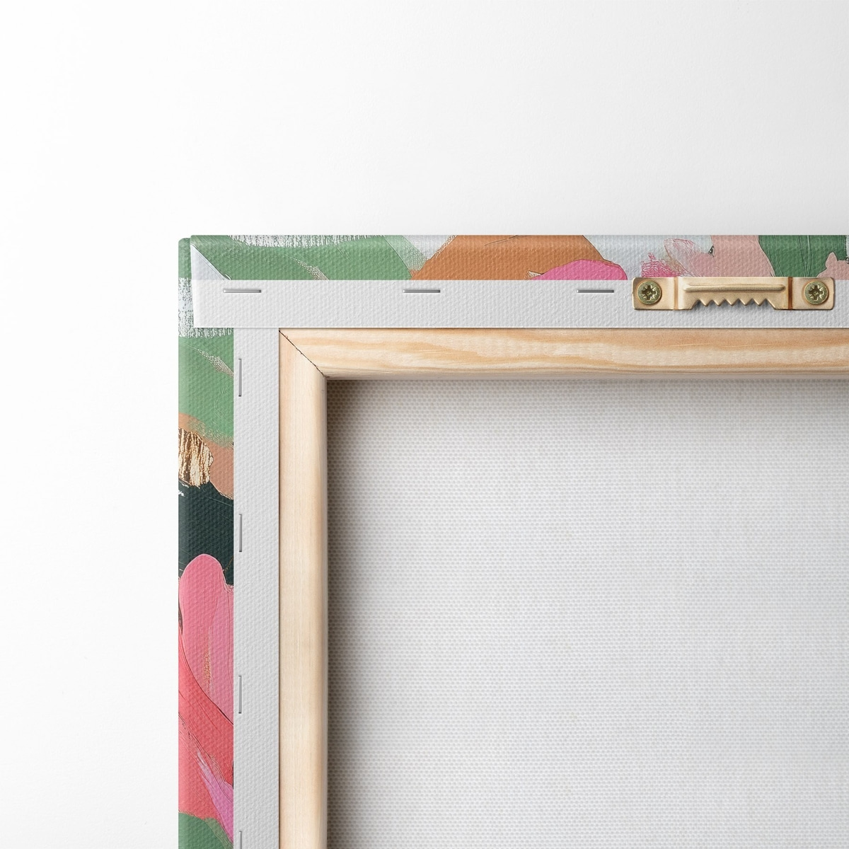 Abstract boeket bloemen — achterkant