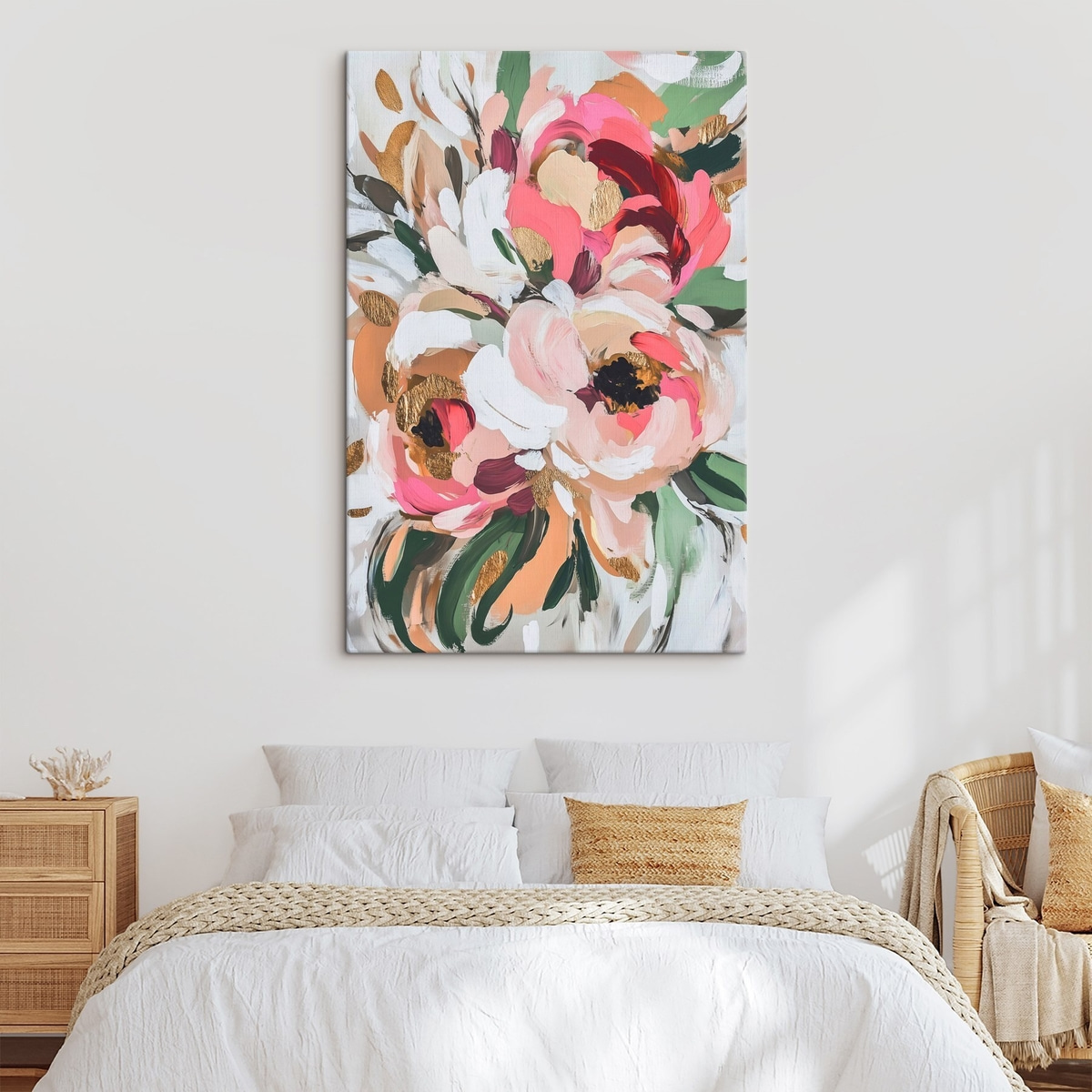 Abstract boeket bloemen — interieur 1