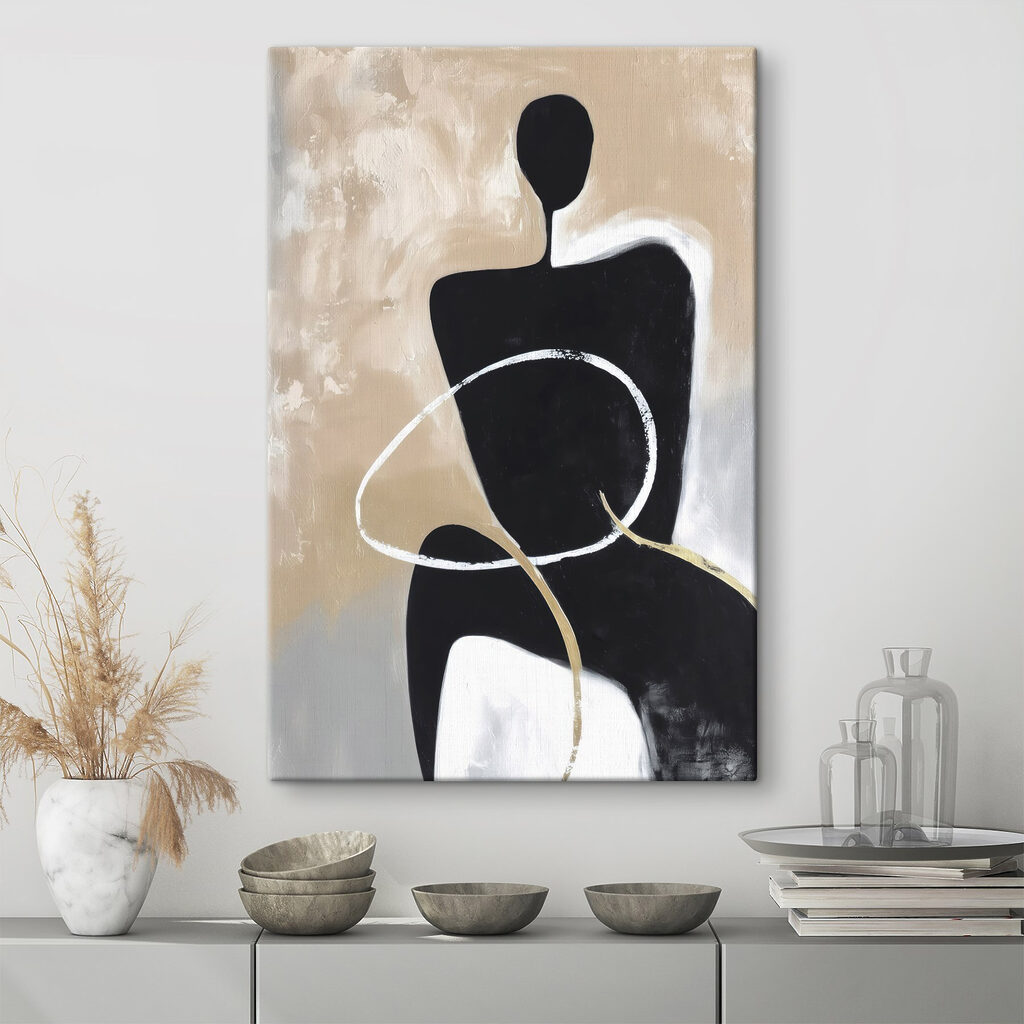 Schilderij van een persoon — interieur 3
