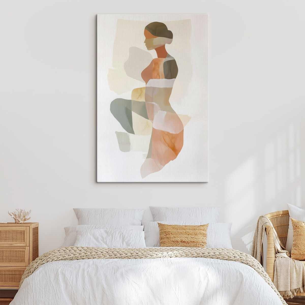Abstract vrouwelijk silhouet — interieur 2