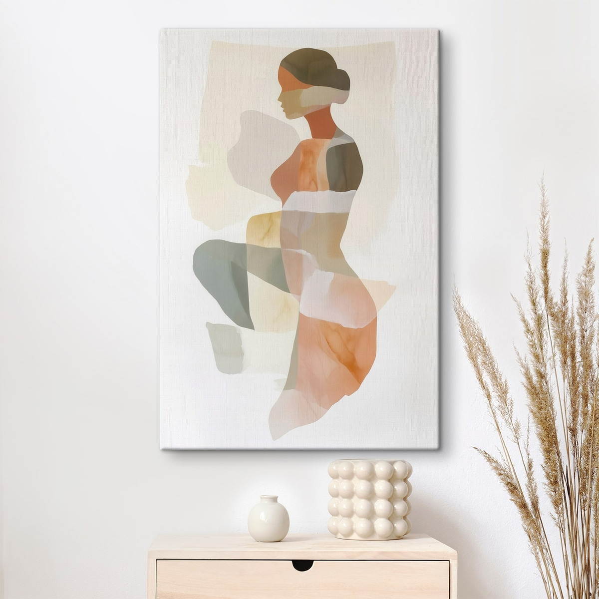 Abstract vrouwelijk silhouet — interieur 3