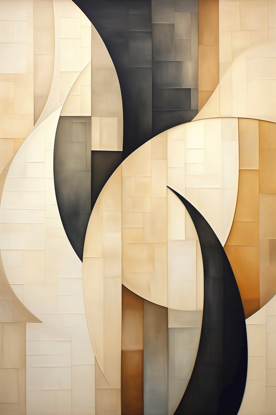 Geometrische abstractie — volledig ontwerp