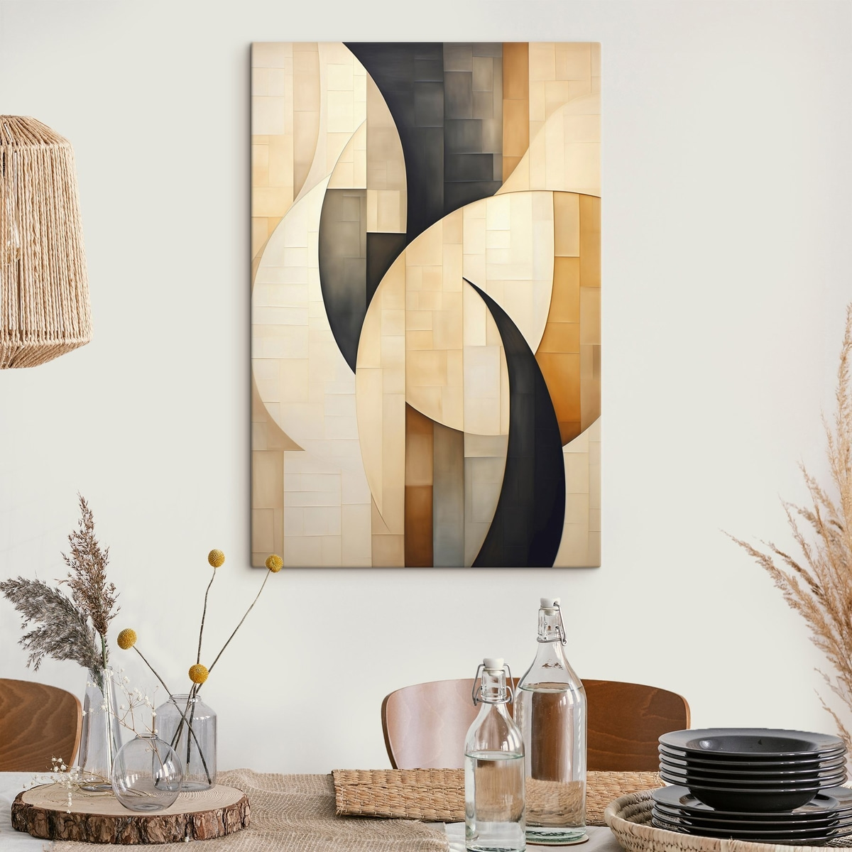 Geometrische abstractie — interieur 3