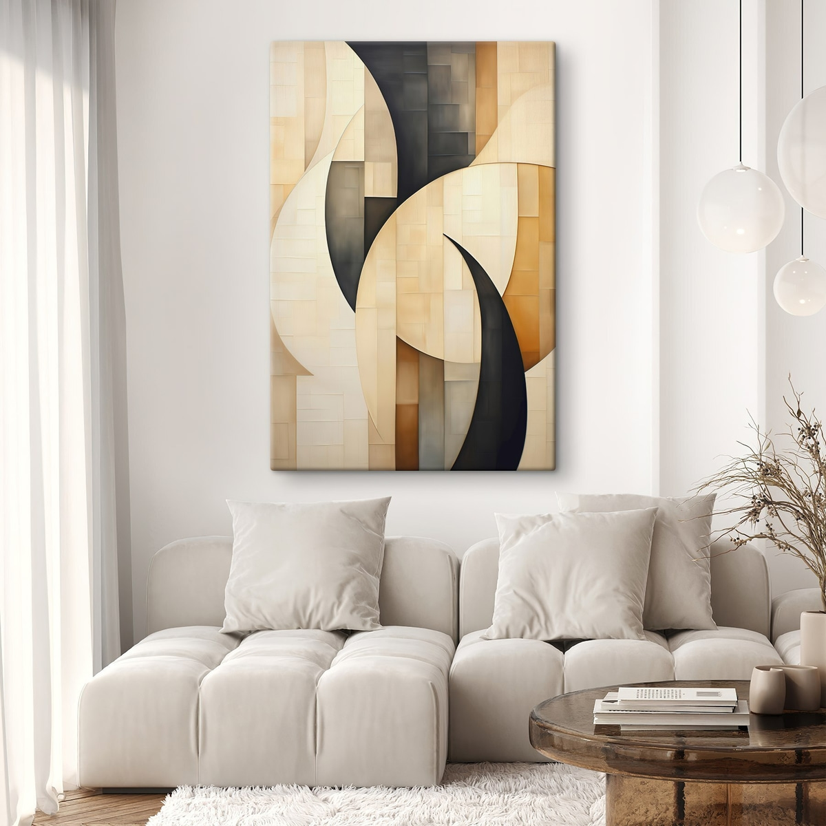 Geometrische abstractie — interieur 1
