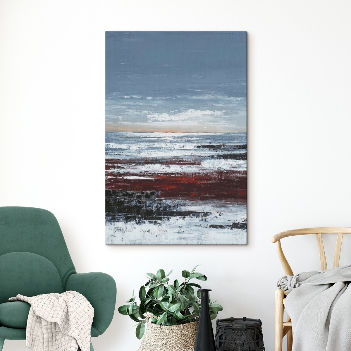 Abstract zeegezicht — interieur 1