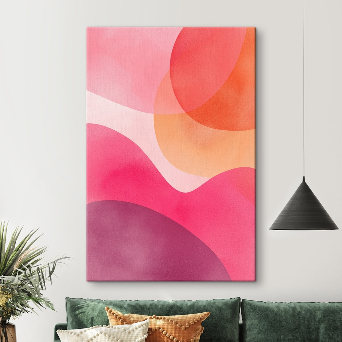 Abstracte golven — interieur 1